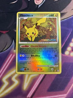 Pikachu 94/123 - Reverse Holo - Mysterious Treasures TCG POKEMON HP - Image 1