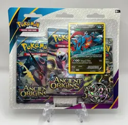 (402863) Pokemon XY Ancient Origins Booster 3-Pack Blister - Factory Sealed - Image 1