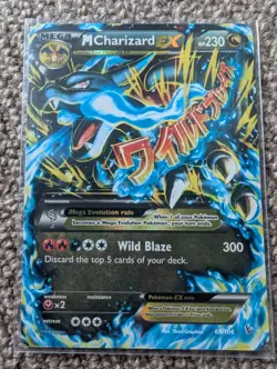 Mega M Charizard EX 69/106 XY Flashfire 2014 Ultra Rare Holo Pokemon TCG - Image 1