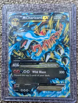 Mega M Charizard EX 69/106 XY Flashfire 2014 Ultra Rare Holo Pokemon TCG - Image 3