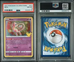 PSA 8 NM-MT Mew 011/025 Pokemon Celebrations 2021 #011 - Image 3
