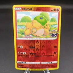 Numel (Peelable Ditto) Reverse Holo Pokemon GO 013/078 NM/LP Pokemon TCG - Image 1