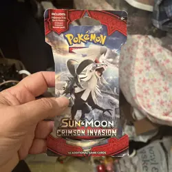 Pokemon Sun & Moon Crimson Invasion Booster Pack auction # 55 - Image 1