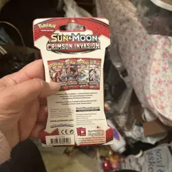Pokemon Sun & Moon Crimson Invasion Booster Pack auction # 55 - Image 5