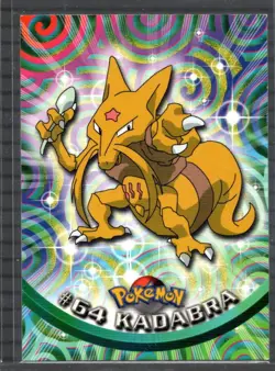 NM - Pokemon Topps Kadabra #64 TV Animation Edition Series 1 (Blue label) - Image 1