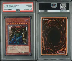2024 Yugioh Gate Guardian Retro Pack 01 PSA 9 - Image 3