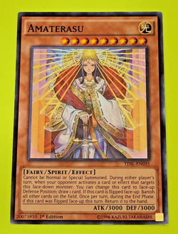 Yu-Gi-Oh Amaterasu 1st Edition Super Rare TDIL-EN035 Nm - Image 1