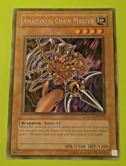 Yu-Gi-Oh Amazoness Chain Master Rare DLG1-EN098 Nm - Image 1