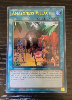 Yu-Gi-Oh Amazoness Village 1st Edition Ultra Rare SS02-ENV03 High grade - Image 1