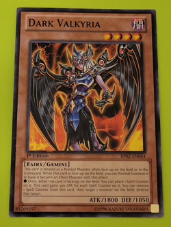 Yu-Gi-Oh Dark Valkyria 1st Edition Mosaic Rare BP02-EN064 Nm - Image 1