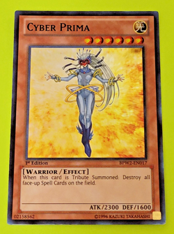 Yu-Gi-Oh Cyber Prima 1st Edition Super Rare BPW2-EN017 Nm - Image 1