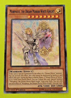 Yu-Gi-Oh Morpheus the Dream Mirror White Knight 1st Ed Super Rare RIRA-EN087 Nm - Image 1