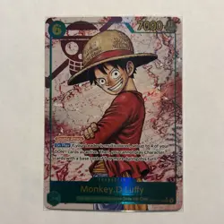 Monkey D. Luffy OP13-118 SEC Alt Art One Piece Carrying On His Will English Foil - Image 1