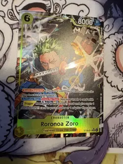 One Piece CCG ST29 Egghead Roronoa Zoro ST29-014 Alt Art Parallel English - Image 2