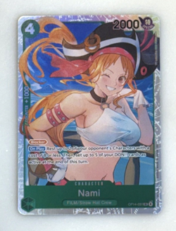 One Piece #OP14-031 Nami SR Super Rare The Azure Sea's Seven - Image 1