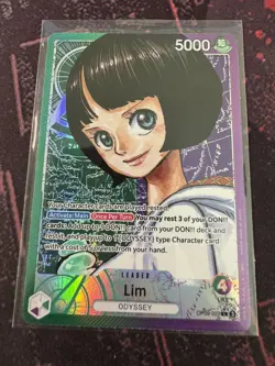 One Piece TCG English OP09-022 Lim Leader Alt Art Parallel - Image 1