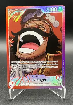 Gol D Roger OP13-003 Leader Alt Art - Carrying On His Will - One Piece TCG - Image 1