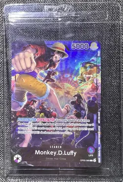 Monkey.D.Luffy (PSA Magazine) OP05-060 One Piece Promo Cards Foil FACTORY SEALED - Image 1
