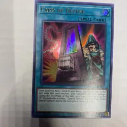 Card of Demise (DUPO-EN050) 1st Edition - Ultra Rare - Near Mint - Image 1