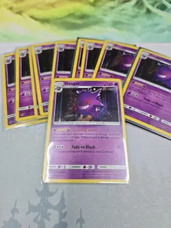 Gengar 38/111 2017 Crimson Invasion Pokemon Card TCG Nintendo Holo Rare - LP - Image 2