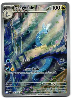 Dragonair 181/165 - 151 Illustration Rare Pokemon TCG - LP Card - Image 1
