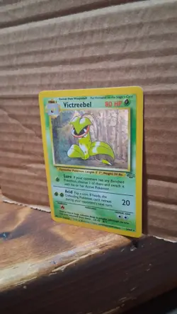 Pokemon TCG Victreebel Jungle Holo Card 14/64 Unlimited Rare, Near Mint Vintage - Image 2