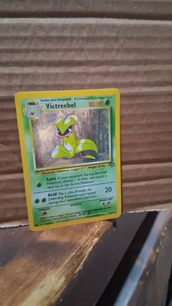 Pokemon TCG Victreebel Jungle Holo Card 14/64 Unlimited Rare, Near Mint Vintage - Image 3