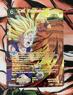 Cell, Explosive Terror SPR Foil card NM Dragon Ball Super ccg card game - Image 1