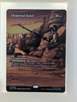~ Elemental Bond (Borderless) ~ NM ~ MTG: Avatar ~ MTG ~ - Image 1
