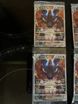 2023 Lucario VSTAR SWSH291 Crown Zenith ETB Promo Card SEALED Lot Of 4 NM - Image 3