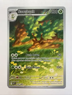 Sawsbuck - White Flare - Illustration Rare Holo 2025 Pokemon Card - Image 1