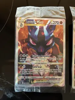 2023 Lucario VSTAR SWSH291 Crown Zenith ETB Promo Card SEALED Lot Of 2 NM - Image 2