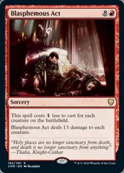 MTG English Blasphemous Act NM Normal Commander Legends - Image 1