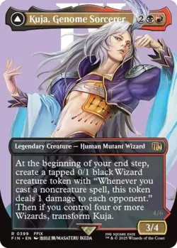 MTG English Kuja, Genome Sorcerer (Borderless) NM Normal - Image 1