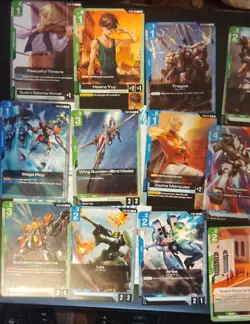 Gundam Card Game 30 Card Bulk Lot C/U/R Random Auction - Image 1