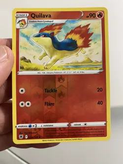 Quilava 024/189 Uncommon Reverse Holo | Astral Radiance | Pokemon Card Nm - Image 1