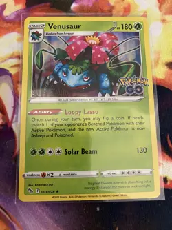 Venusaur - 003/078 - Holo Rare - Pokemon Go - NM Pokemon Card - Image 1