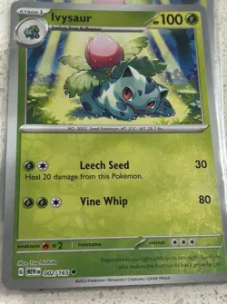 Ivysaur - 002/165 - Reverse Holo - ENG Pokemon 151 MEW EN - Nm - Pokemon Card - Image 1