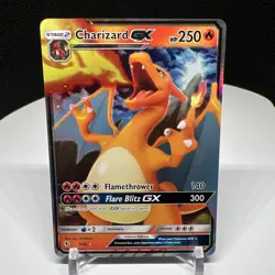 Pokemon TCG Charizard GX Battle Academy Stamped Card 9/68 Near Mint Condition - Image 1