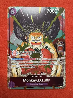 Monkey.D.Luffy (BANDAI Card Games Fest 25-26) OP07-073 One Piece Promotion Cards - Image 1