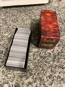 New Phyrexia MTG Fat Pack Box of Magic the Gathering Cards Lot - Unsorted - Image 1