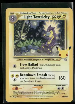 Light Toxtricity - Promo SWSH: Sword & Shield Promo Cards SWSH137 NM - Image 1