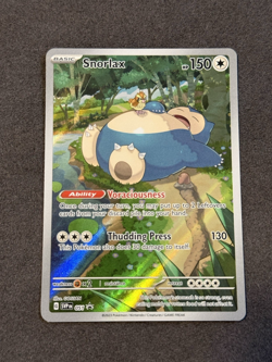 Snorlax 051 Scarlet & Violet 151 Promo Card NM Condition Pokemon TCG - Image 1
