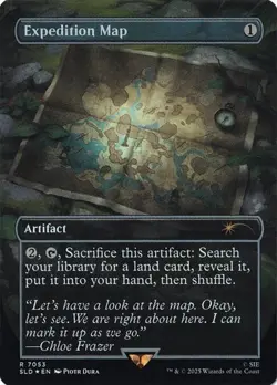Expedition Map - Extended Art SLD NM MTG - Image 1