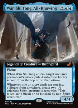 Wan Shi Tong, All-Knowing - Foil Extended Art TLE NM MTG - Image 1