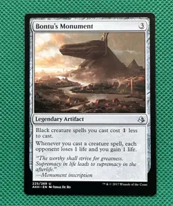 Bontu’s Monument Amonkhet 225/269 Regular Uncommon Magic the Gathering MTG - Image 1