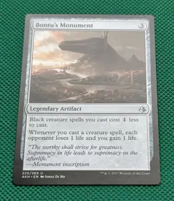 Bontu’s Monument Amonkhet 225/269 Regular Uncommon Magic the Gathering MTG - Image 2