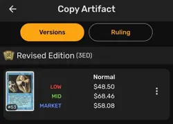 Copy Artifact Magic MTG Revised 3rd Edition - Image 4