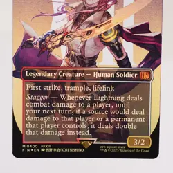 Lightning, Army of One Borderless 400 Foil FIN Final Fantasy MTG NM - Image 3