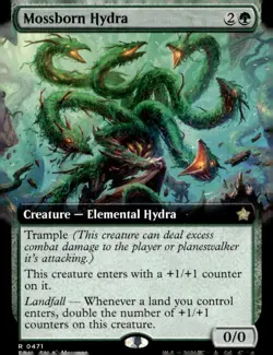 Foundations #471 Mossborn Hydra (Extended Art) - Image 1